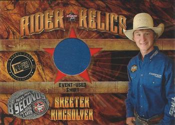 2010 Press Pass 8 Seconds - Rider Relics #RR-SK1 Skeeter Kingsolver Front